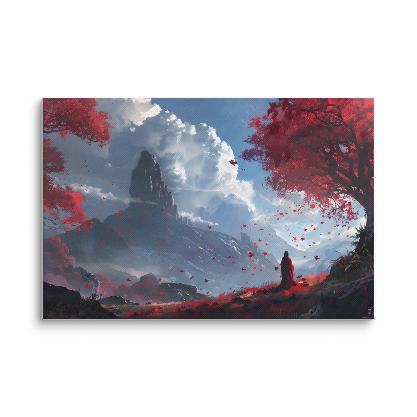 Tree landscape view Canvas