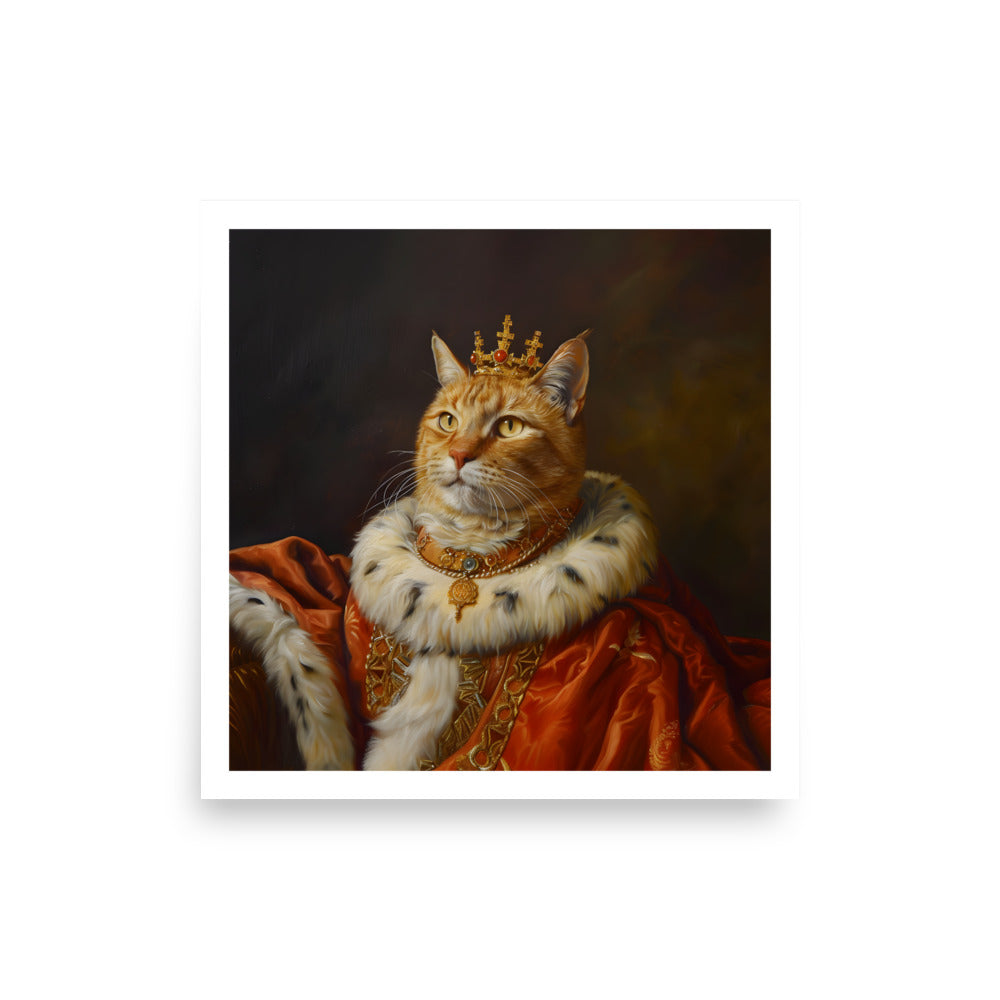 Royal Cat Unframed Poster