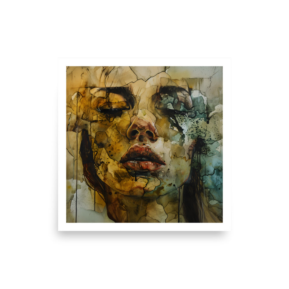 Shattered Girl Unframed Poster