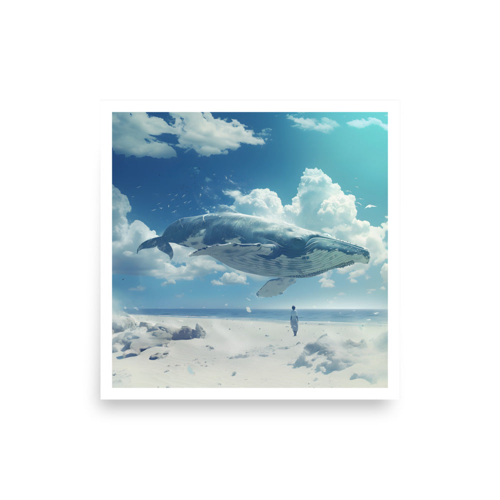 Whale 3:2 Unframed Poster