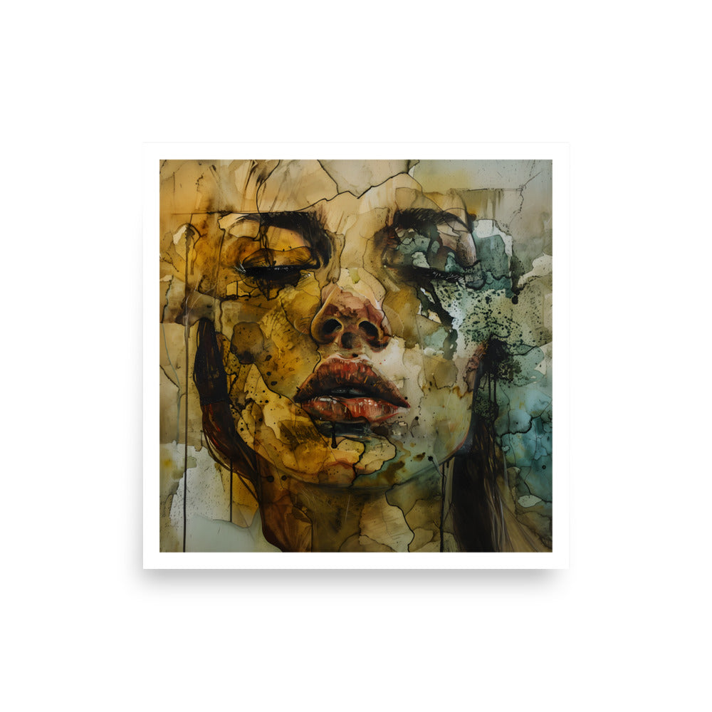 Shattered Girl Unframed Poster