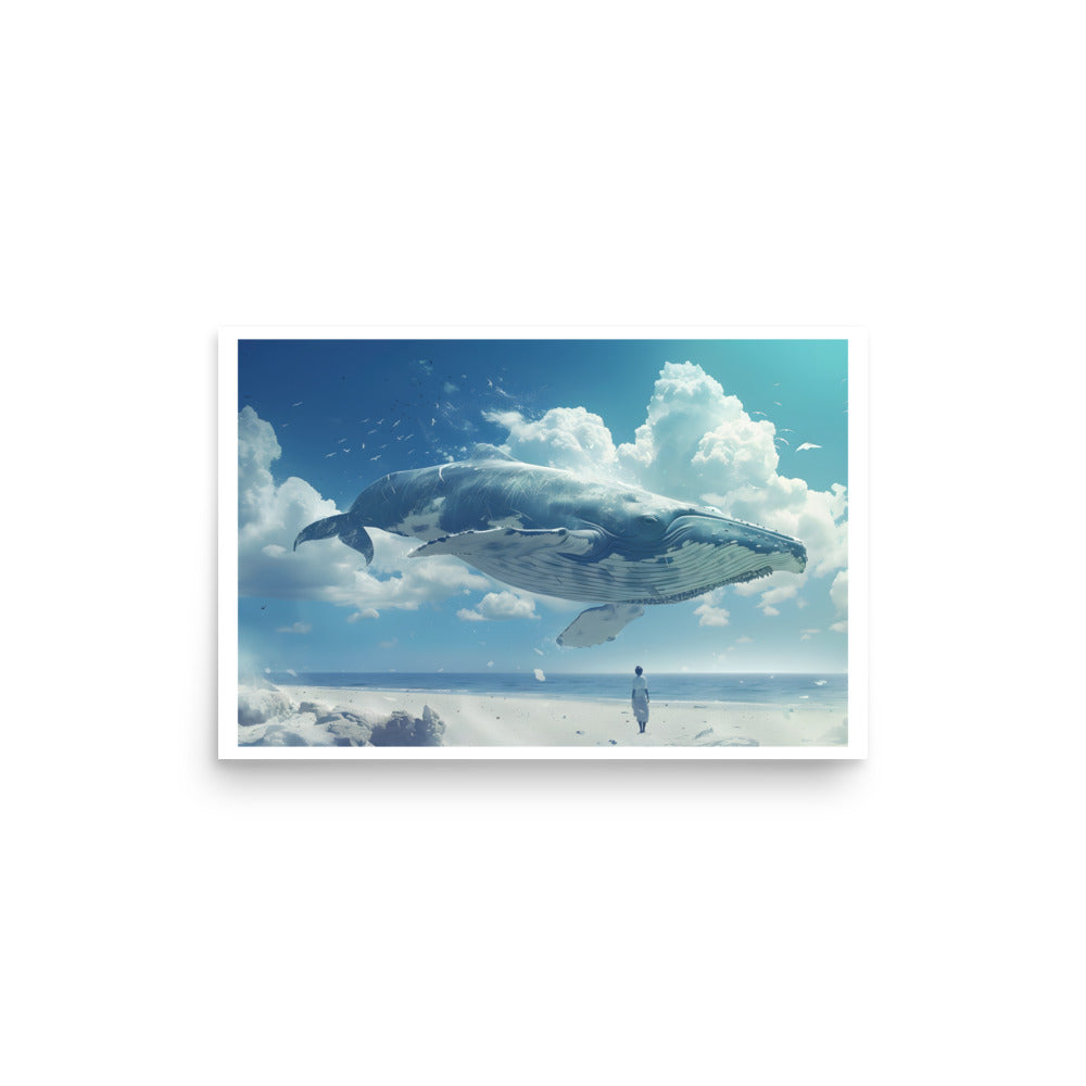 Whale 3:2 Unframed Poster