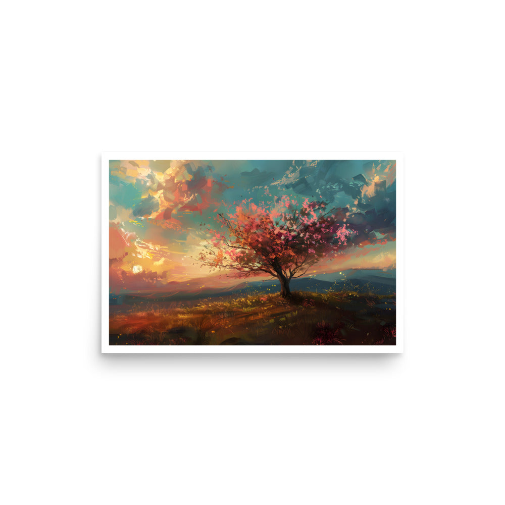 Tree art Unframed Poster