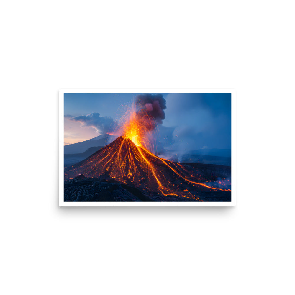 Volcano Unframed Poster