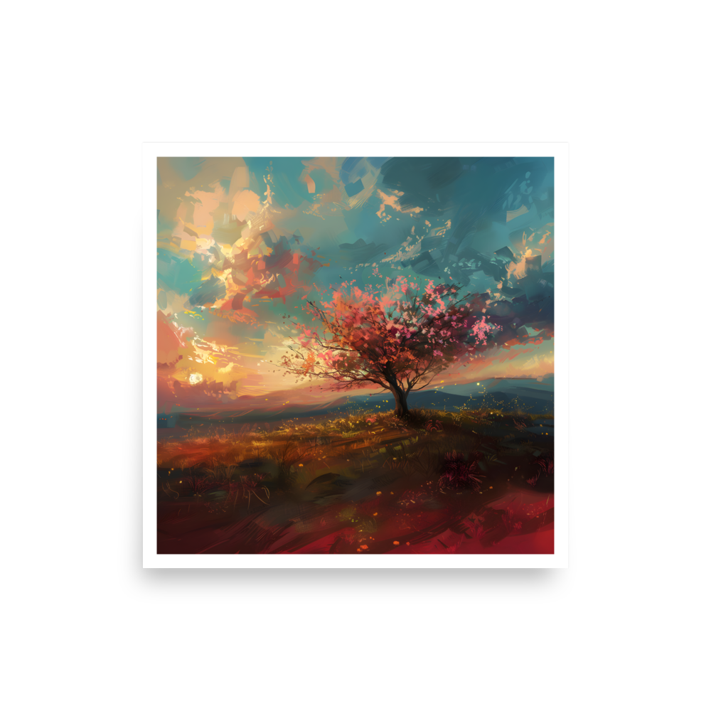 Tree art Unframed Poster