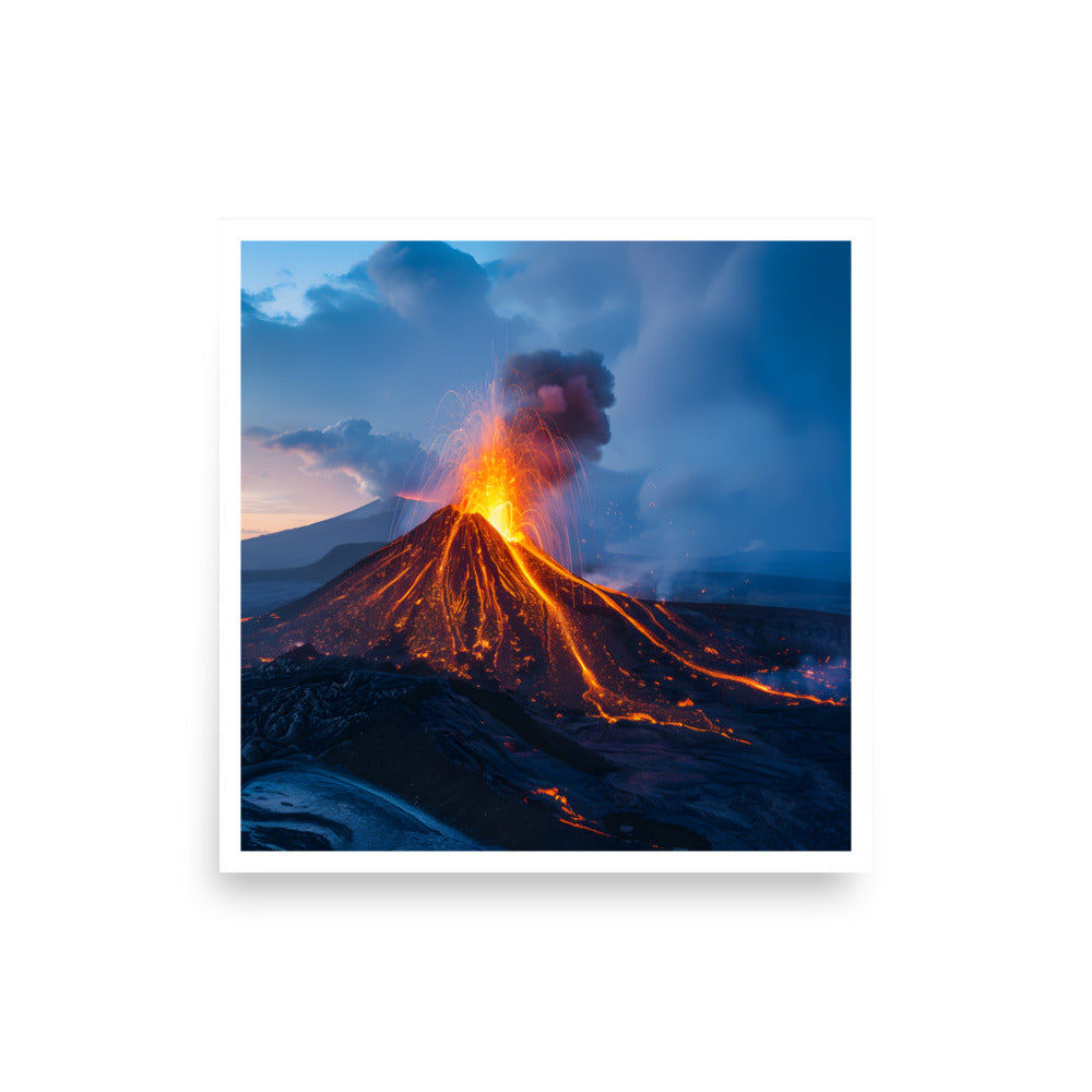 Volcano Unframed Poster