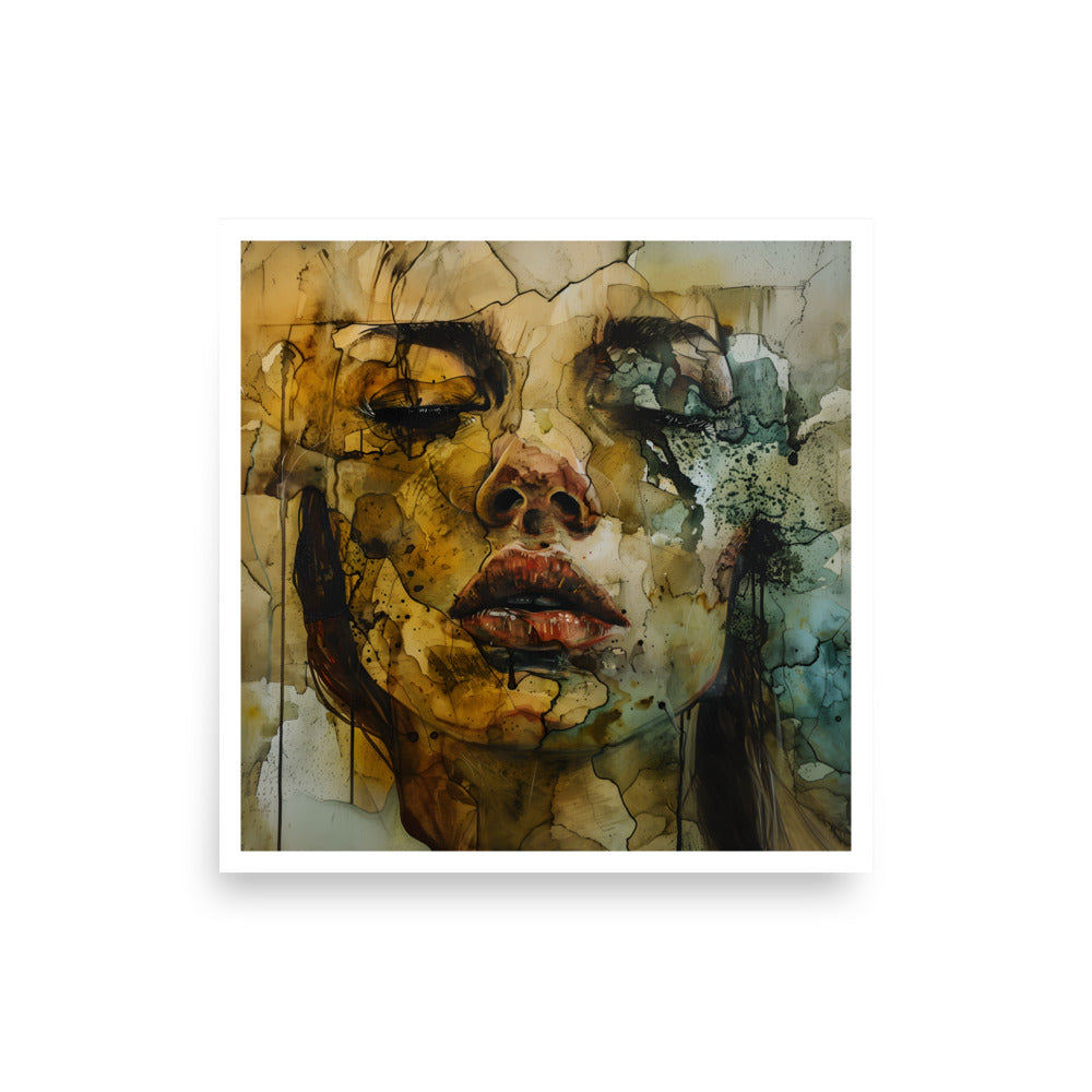 Shattered Girl Unframed Poster