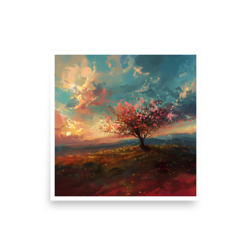 Tree art Unframed Poster