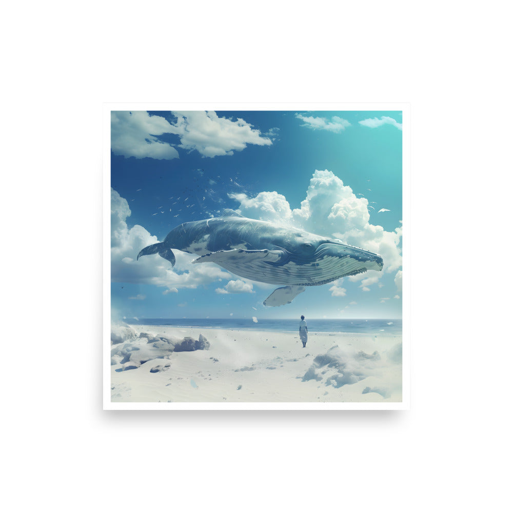 Whale 3:2 Unframed Poster