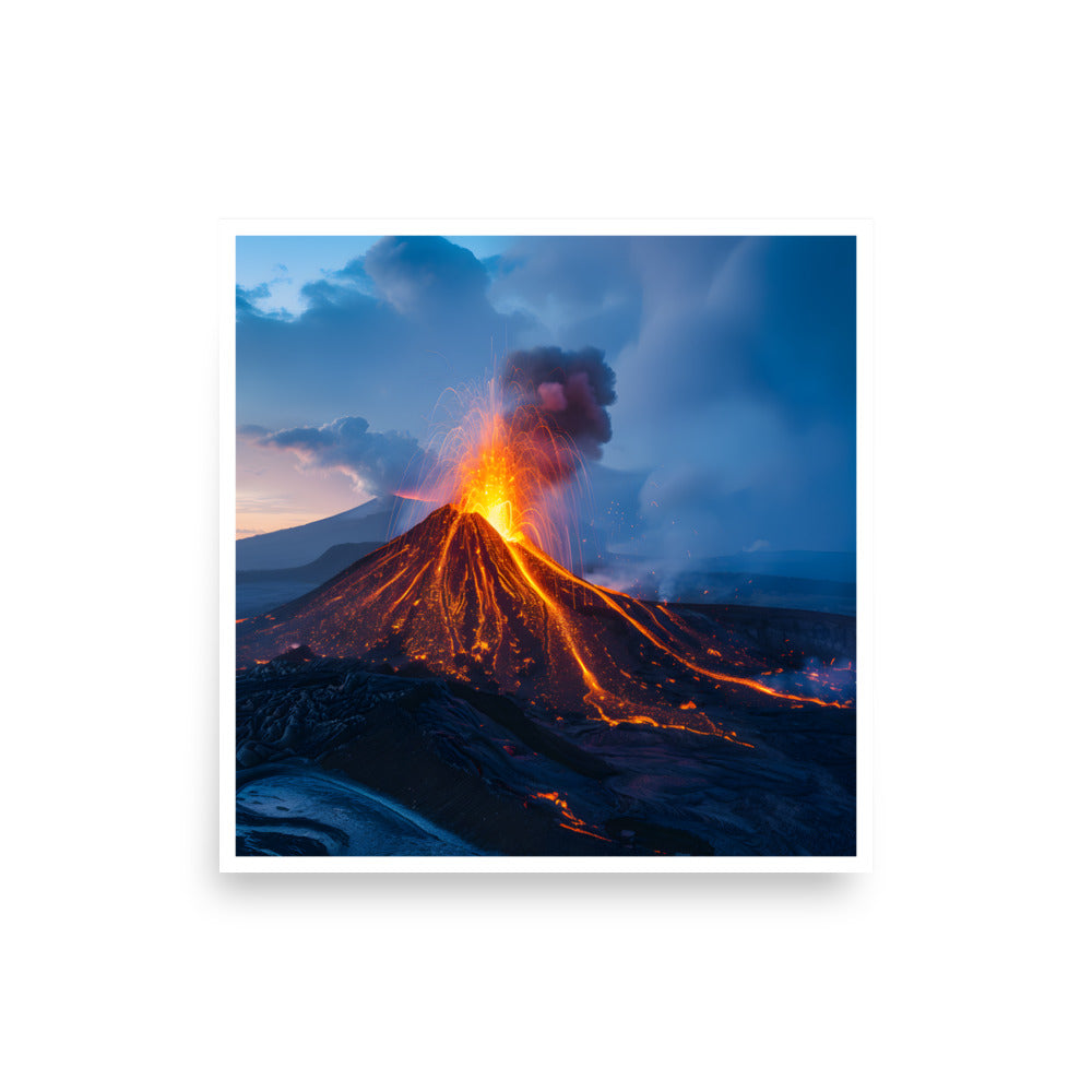 Volcano Unframed Poster