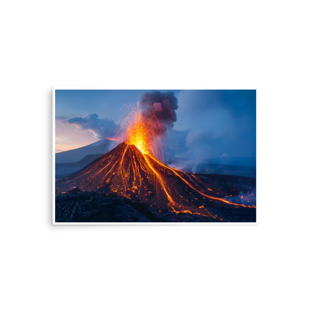 Volcano Unframed Poster