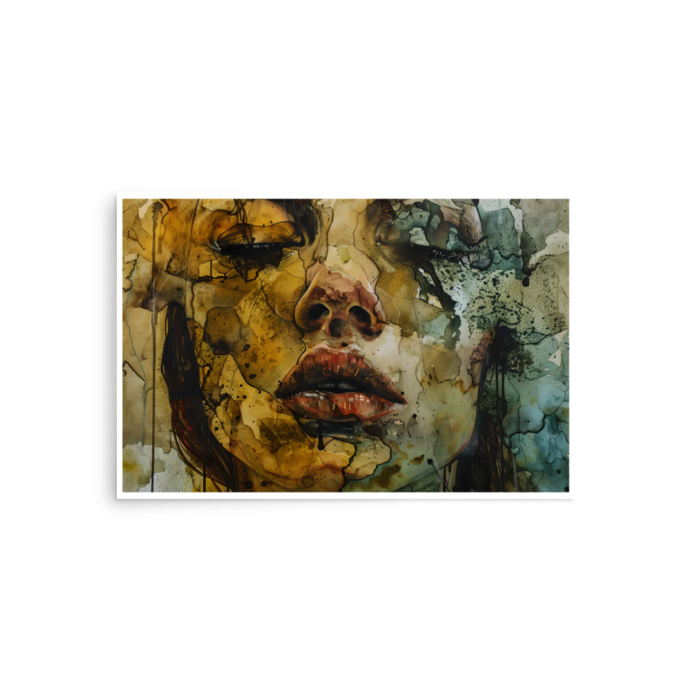 Shattered Girl Unframed Poster