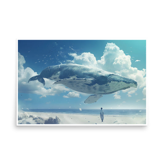 Whale 3:2 Unframed Poster