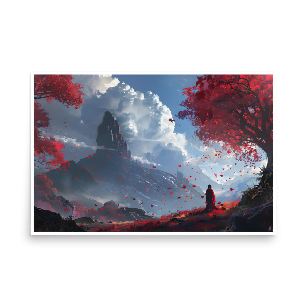 Tree Landscape View Unframed Poster