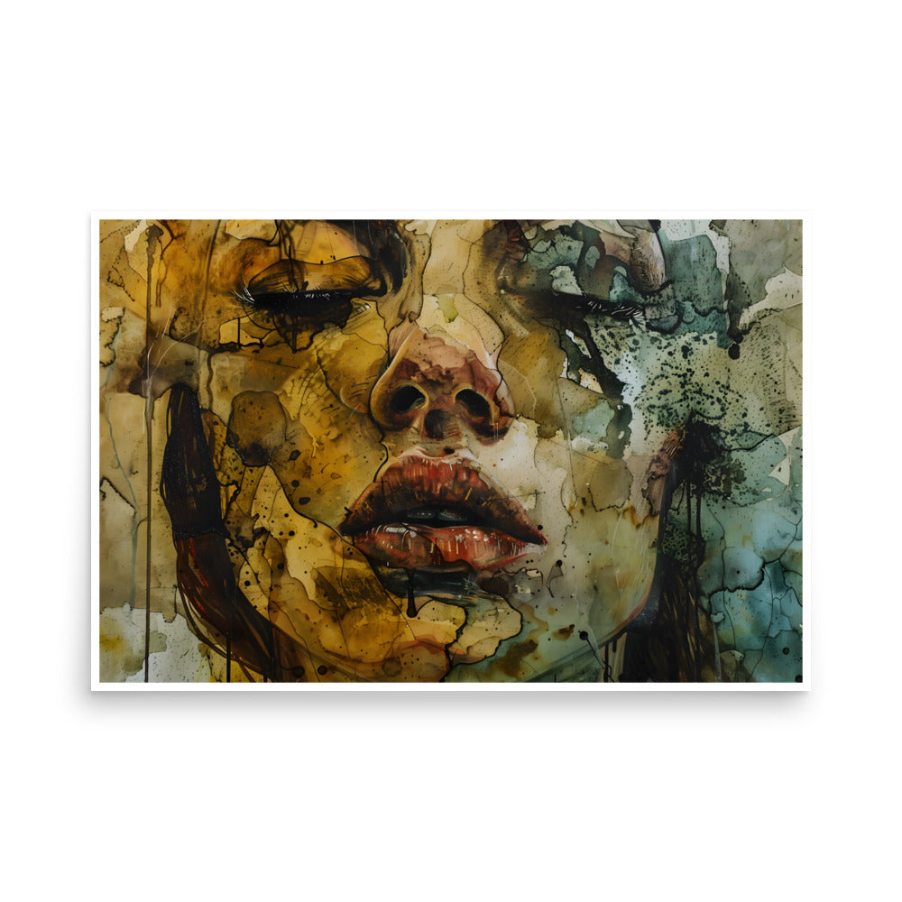 Shattered Girl Unframed Poster